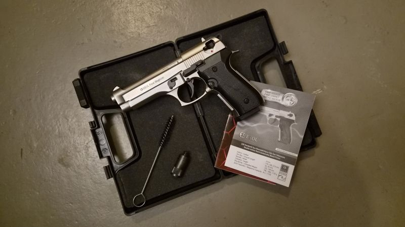 EKOL Firat Magnum 9mm PAK vernickelt Schreckschuss Pistole – Bild 5