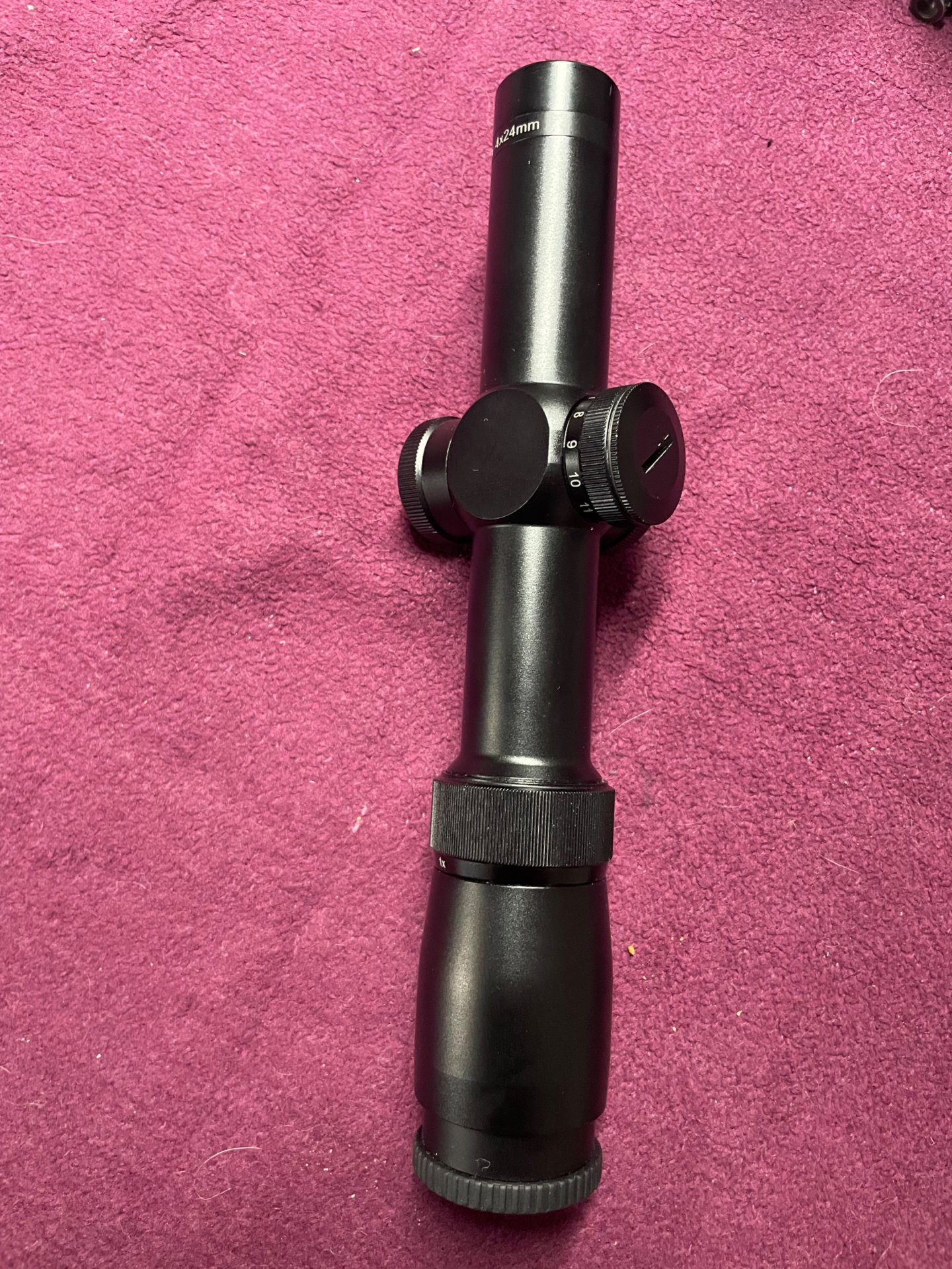 Drückjagdglas Lago 1-4x24 (Armbrust, kein Hawke Ddoptics Zeiss Steiner Meopta Professor etc.) – Bild 2