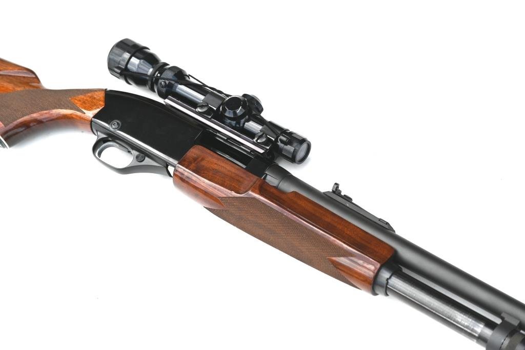 Vorderschaft-Repetierflinte Pumpgun Winchester 1300 Defender Kal. 12/76 Slug-Lauf, Bj. 1981, ZF, 1a – Bild 4
