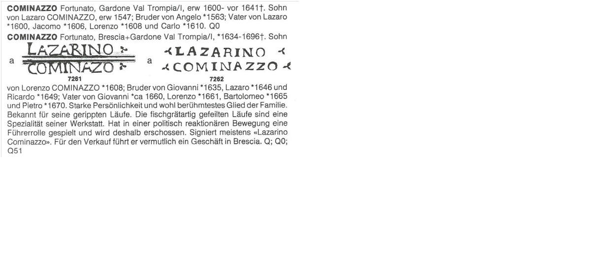 Steinschloss Flintlock Pistolen Lauf Brescia 17 Jhdt sign LAZARINO COMMINAZZO – Bild 5
