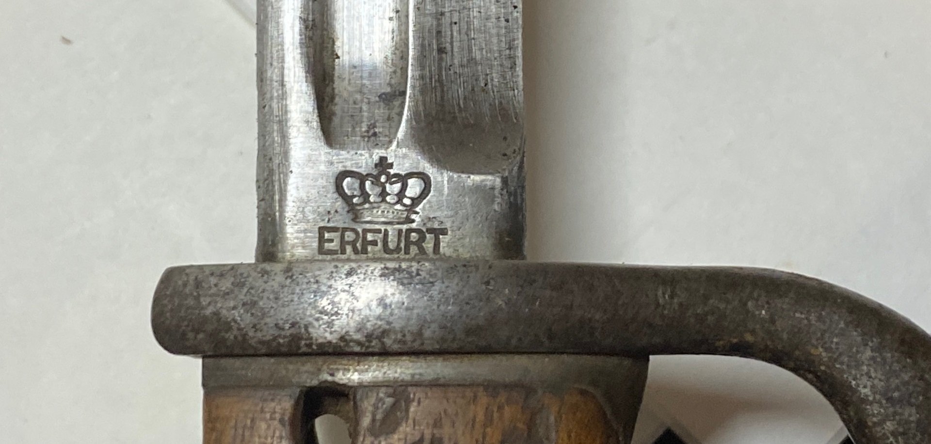 SCHONE 98 aN BAJONETT GEWEHR HERSTELLER ERFURT JARE 1906 – Bild 1