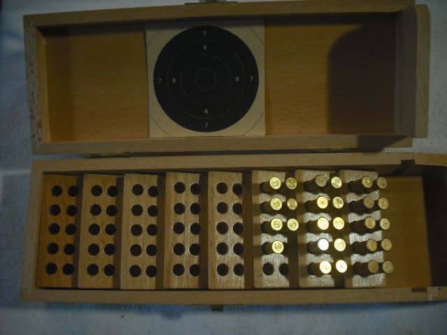 Patronenbox aus Holz, Gehmann für KK – Bild 1