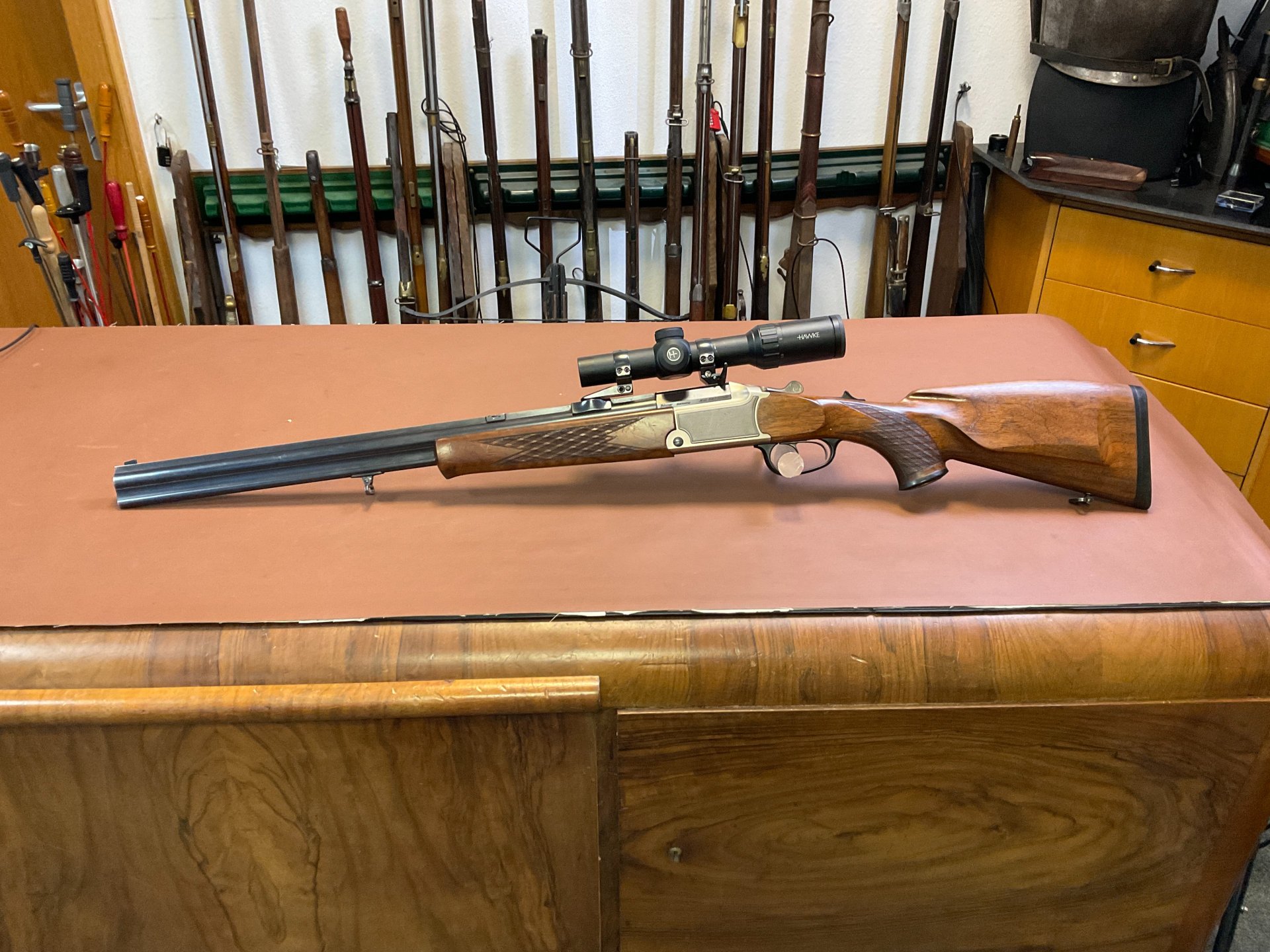 Bockbüchsflinte Blaser BBF 700/88 im Kaliber 7x57R und 16/70 SNR 4/49481 – Bild 1