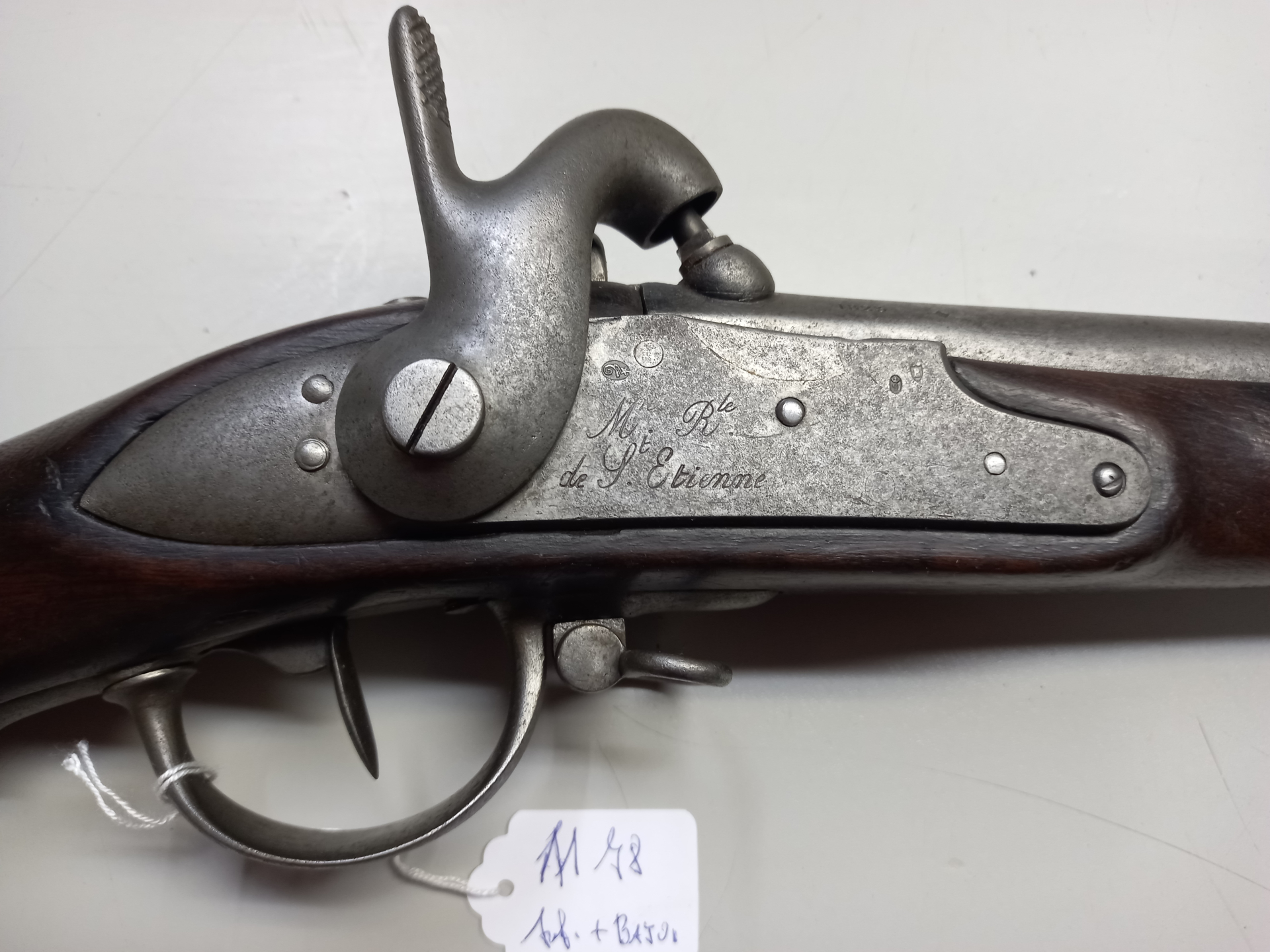 Orig Franz Steinschloss Perkussion Infanterie Gewehr M1822 Tbis – Bild 2
