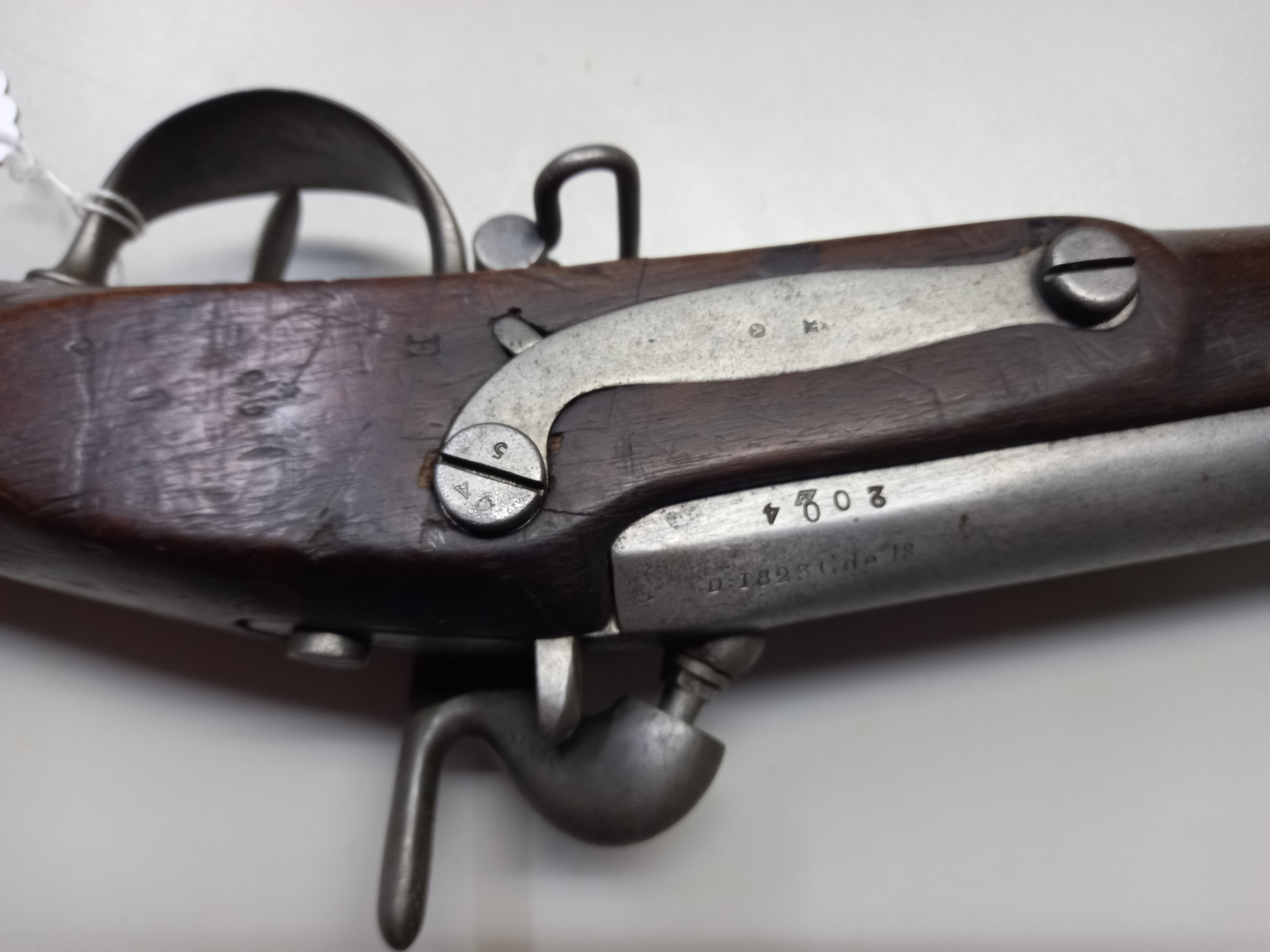 Orig Franz Steinschloss Perkussion Infanterie Gewehr M1822 Tbis – Bild 4