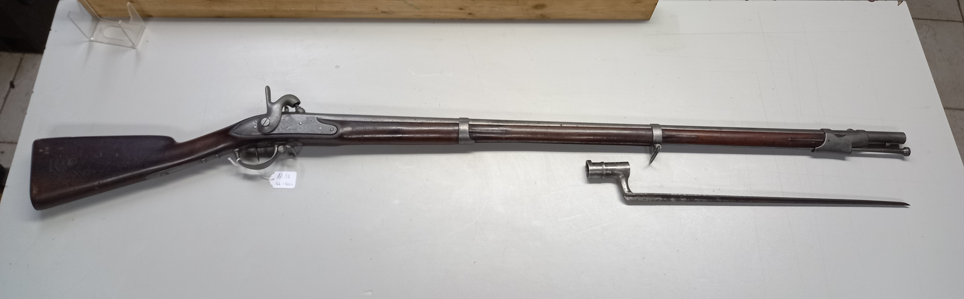 Orig Franz Steinschloss Perkussion Infanterie Gewehr M1822 Tbis – Bild 1