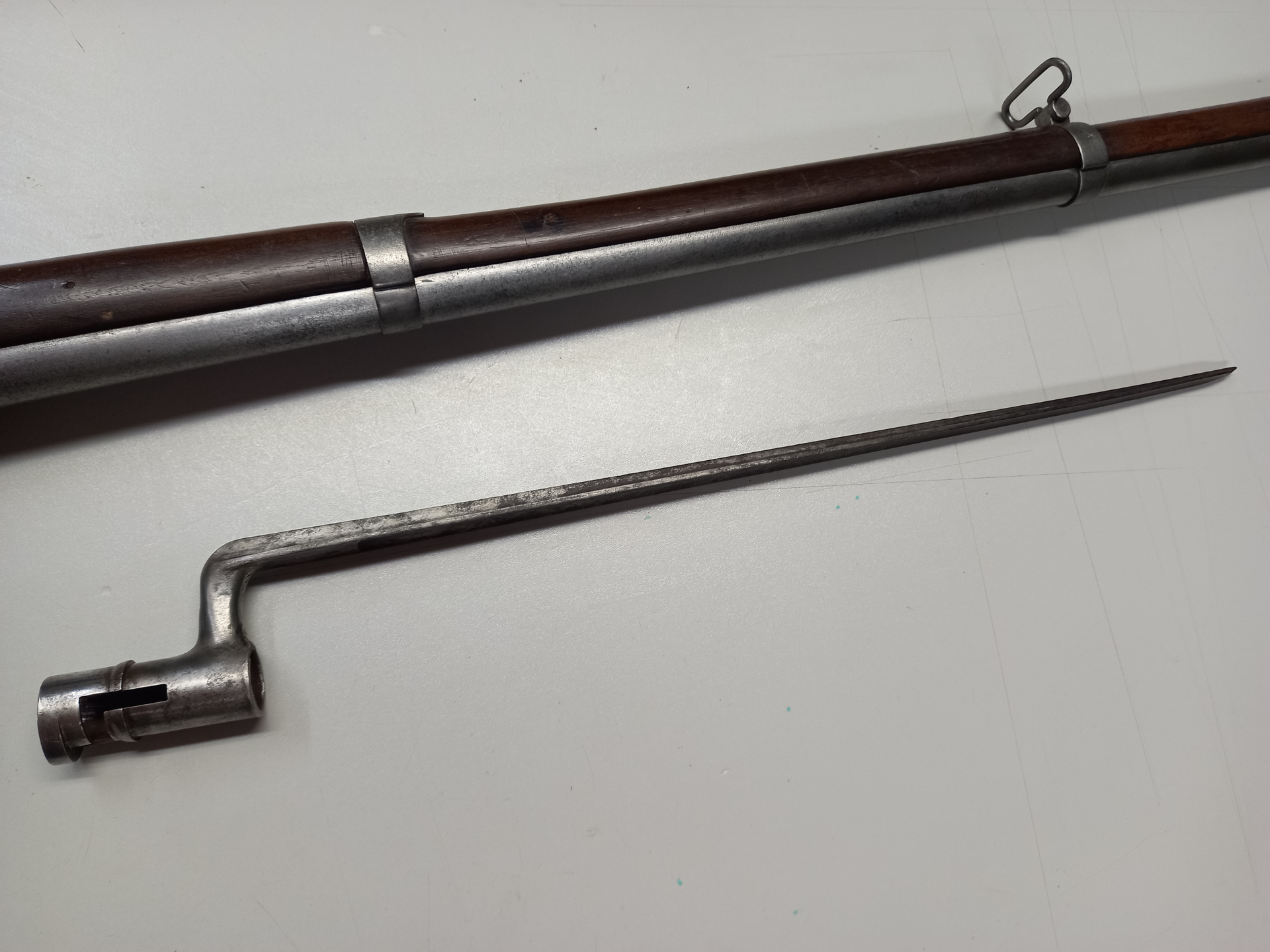 Orig Franz Steinschloss Perkussion Infanterie Gewehr M1822 Tbis – Bild 5