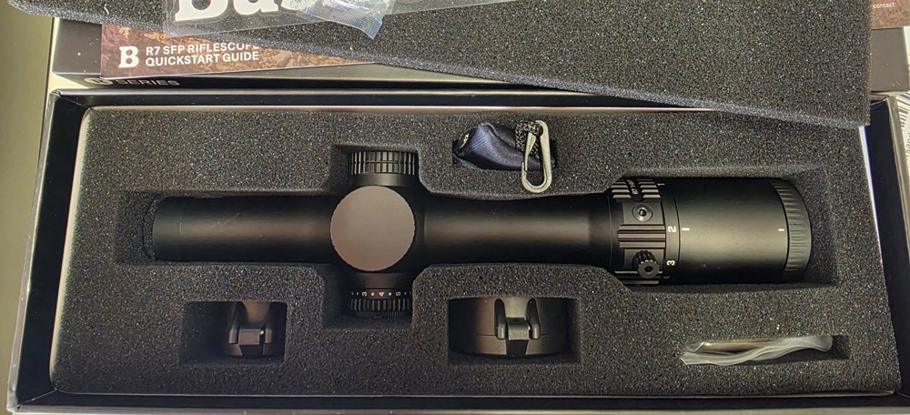 BUSHNELL ZF R7 1-8X24MM ED BLACK ILLUM. SFP MRAD FIBER DOT EXO – Bild 1