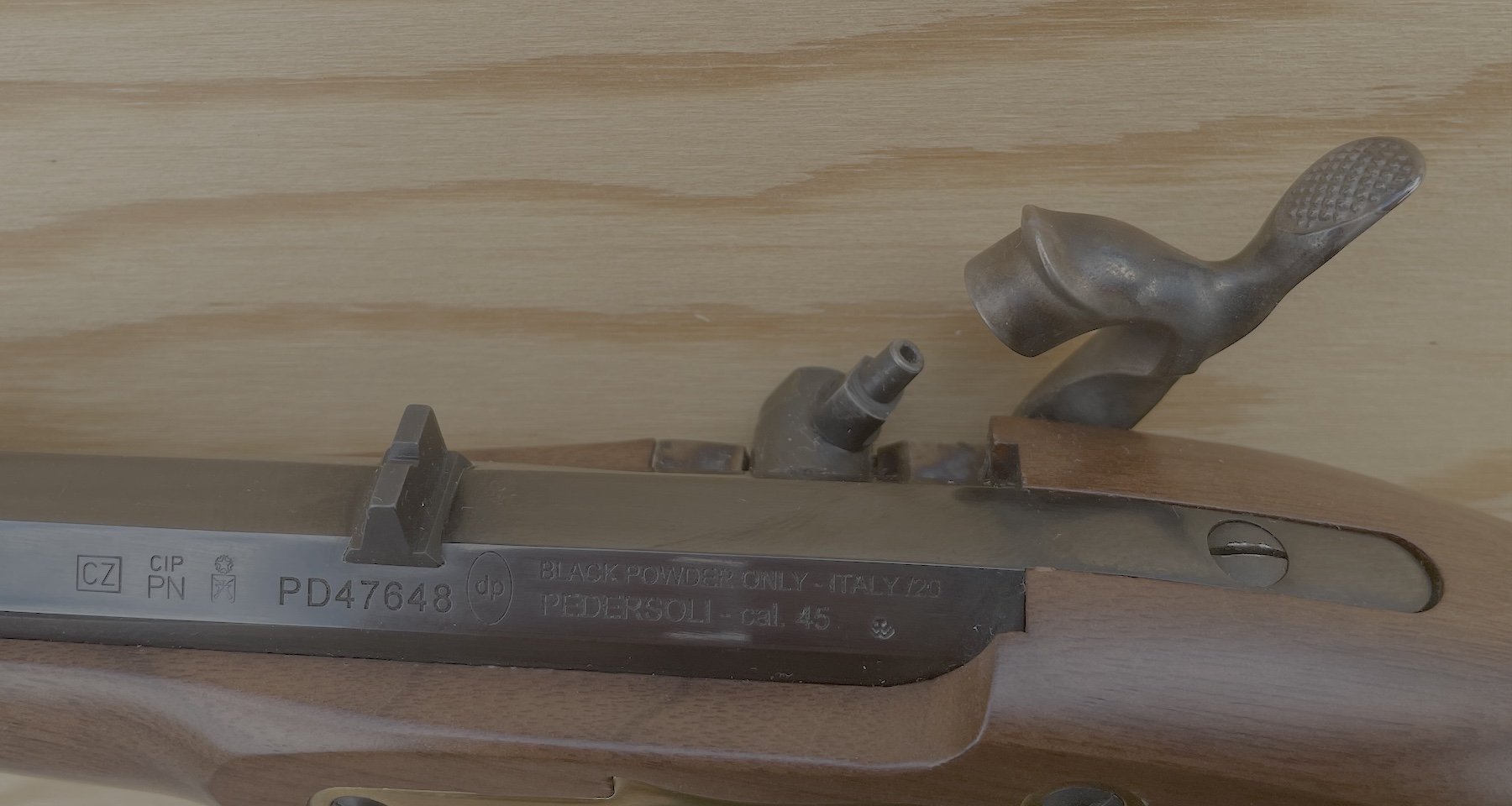 Pedersoli Kentucky Pistole mit Indoor Piston – Bild 5