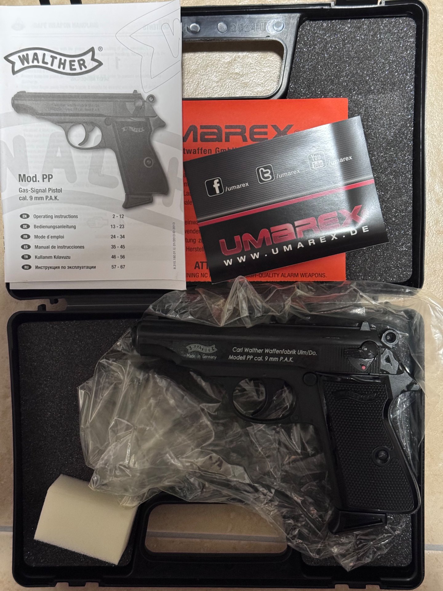 Neue Walther PP 9mm pak Gaspistole – Bild 1