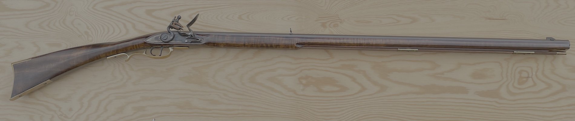 Pedersoli - Hatfield / Frontier Rifle Maple wie neu Stein & Perk. Schloss ! – Bild 3
