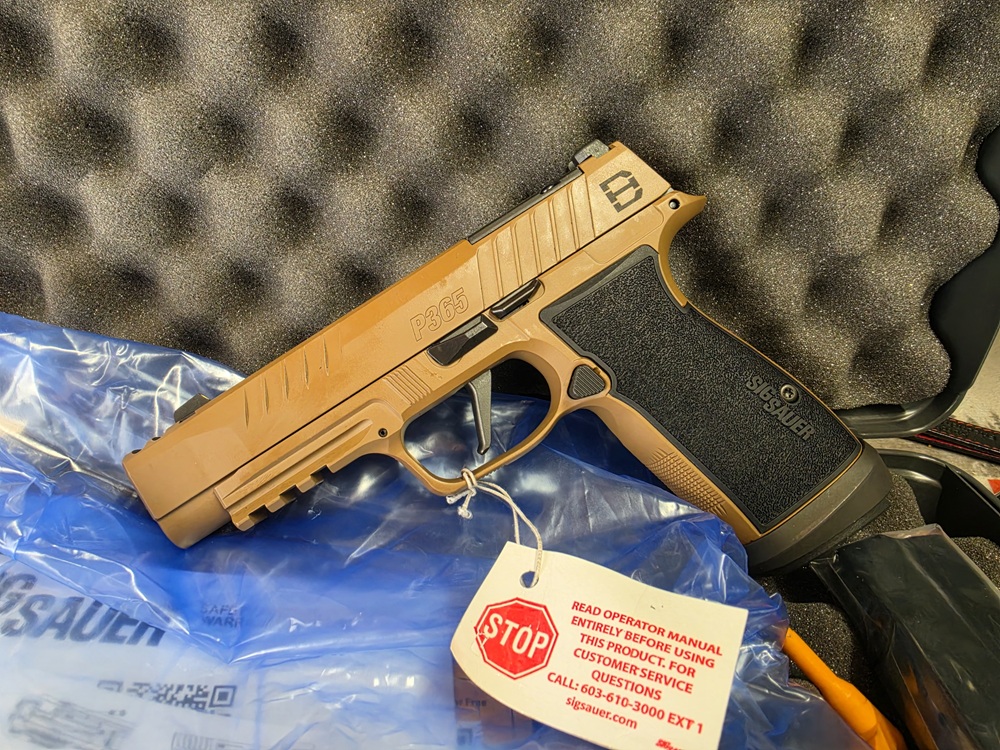SIG Sauer P365 9mm DH3 COYOTE OP READY schwarz GRIP 17RD STEEL – Bild 1