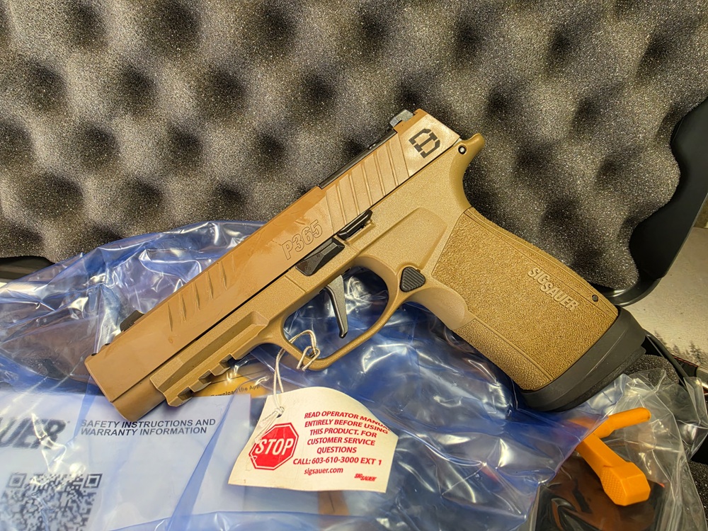 SIG P365 9mm DH3 COYOTE OPTIC READY POLY GRIP 17RD – Bild 1