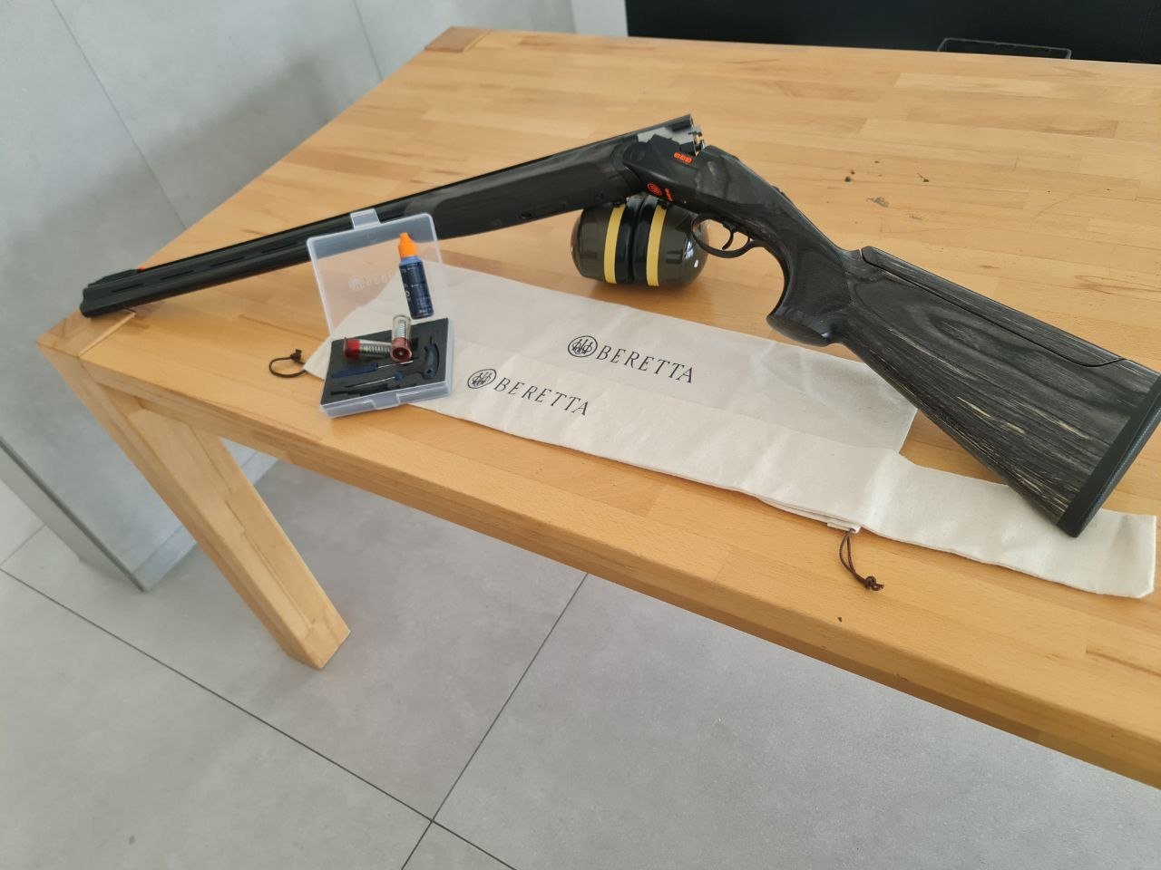 Beretta Sportflinte Model 688 Black Trap, mit AS-Schaft, Kaliber 12-70 (Stahlschrot) – Bild 2