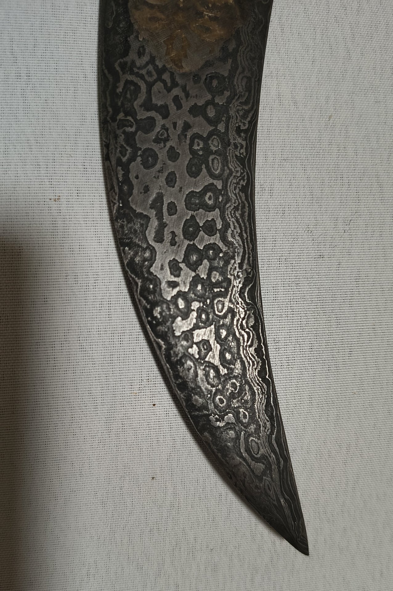 Antiker indischer Khanjar Dolch mit Scheide – Damast / Wootz Klinge Koftgari – Bild 1