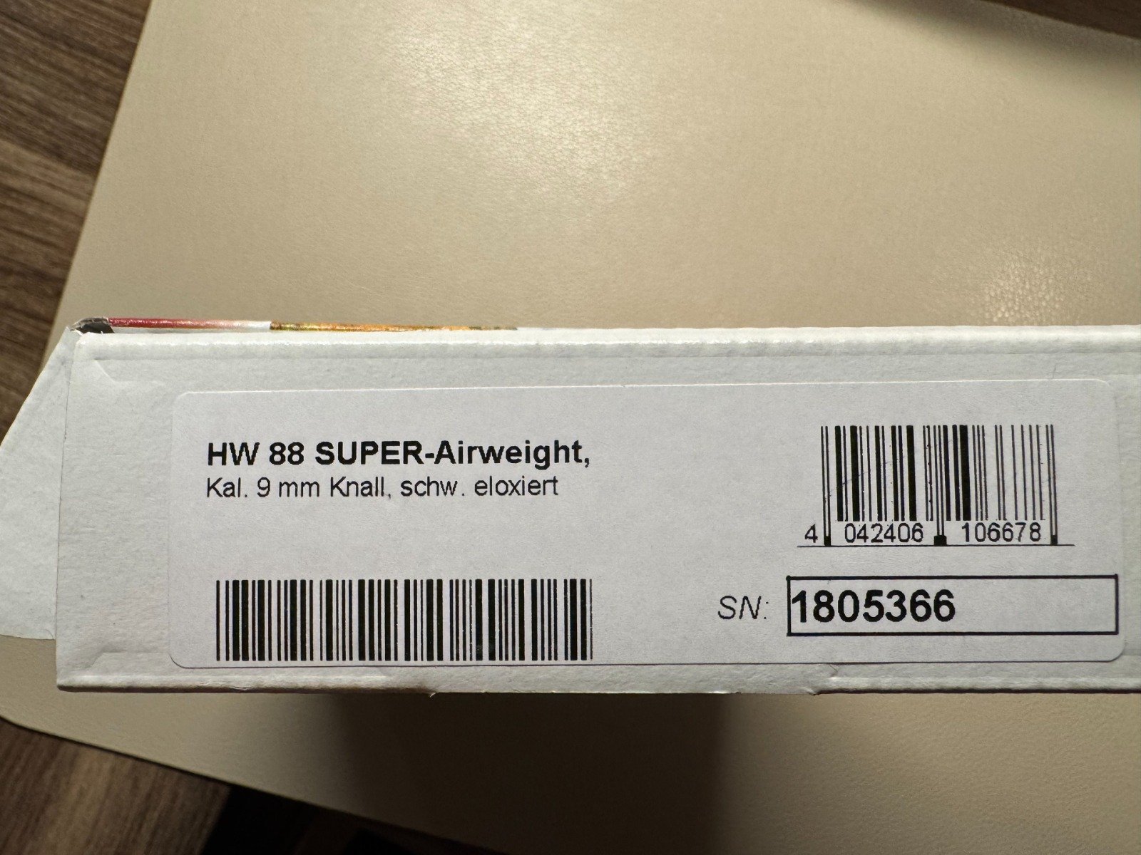 Weihrauch HW 88 Super Airweight Neu !!! – Bild 10
