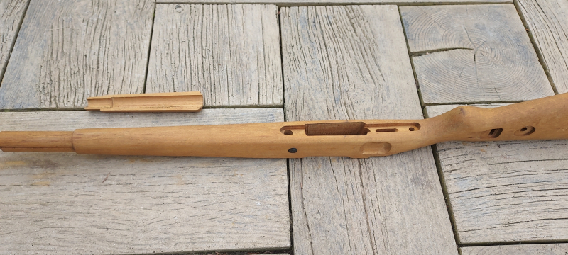 GewehrSchäft, Mauser K98 , kolben frühe Art des BeschlagensTOP Repro !!! – Bild 5