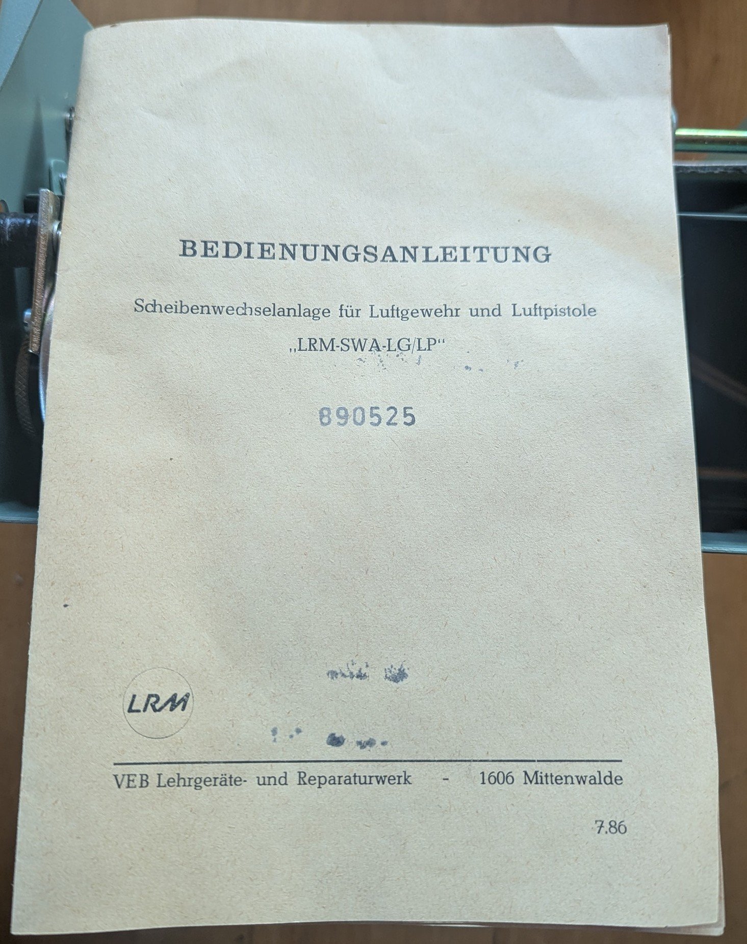 DDR Scheibenwechselanlage LRM-SWA-LG/LP – Bild 5