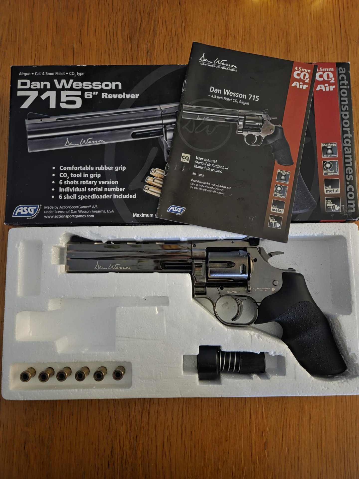 Dan Wesson 715 6“ 4,5 mm Pellet – Bild 1