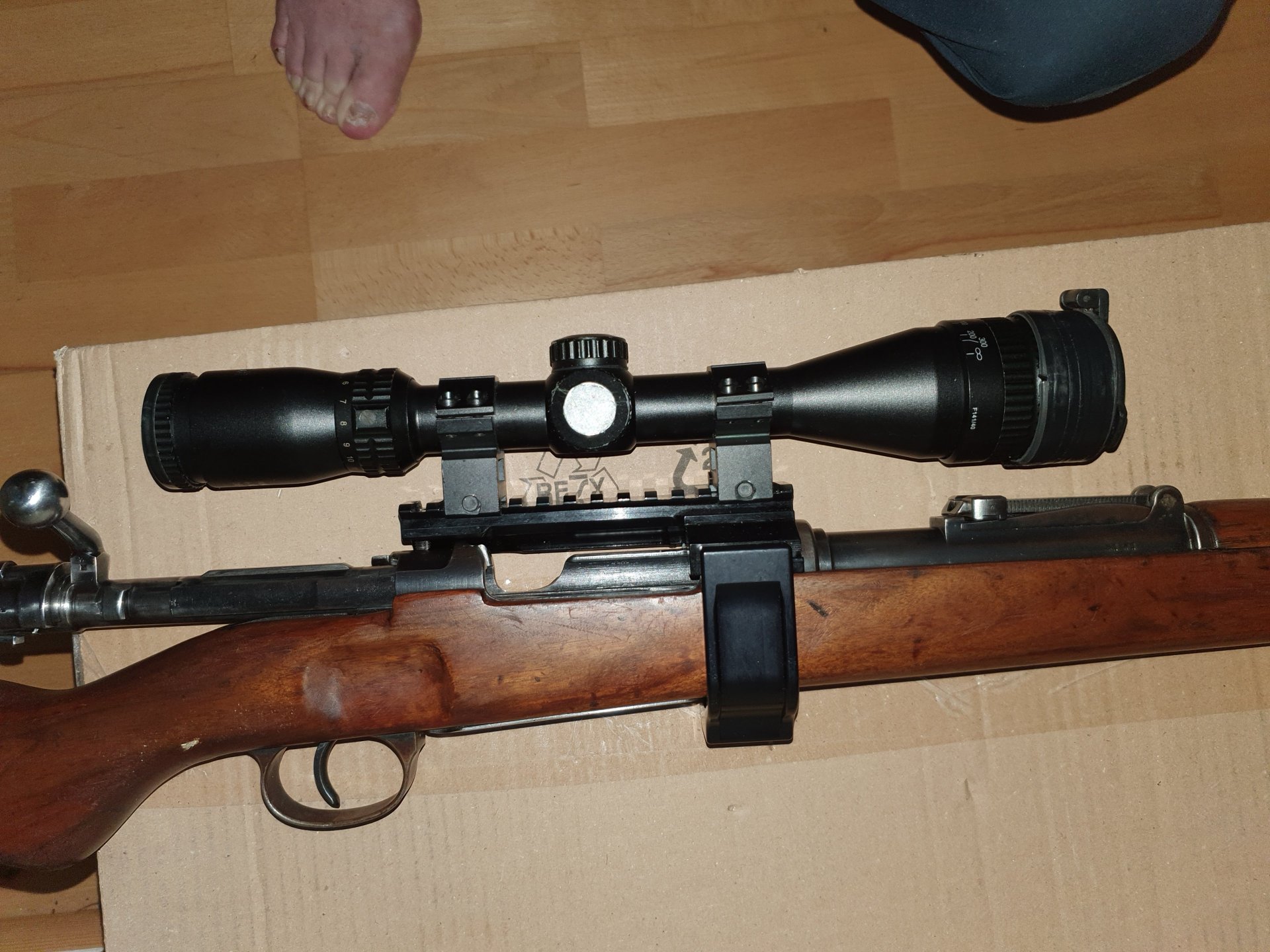 Picatinny Bügel-Montage f. K98, Gewehr 98, Schweden-Mauser, La Coruna etc. – Bild 1