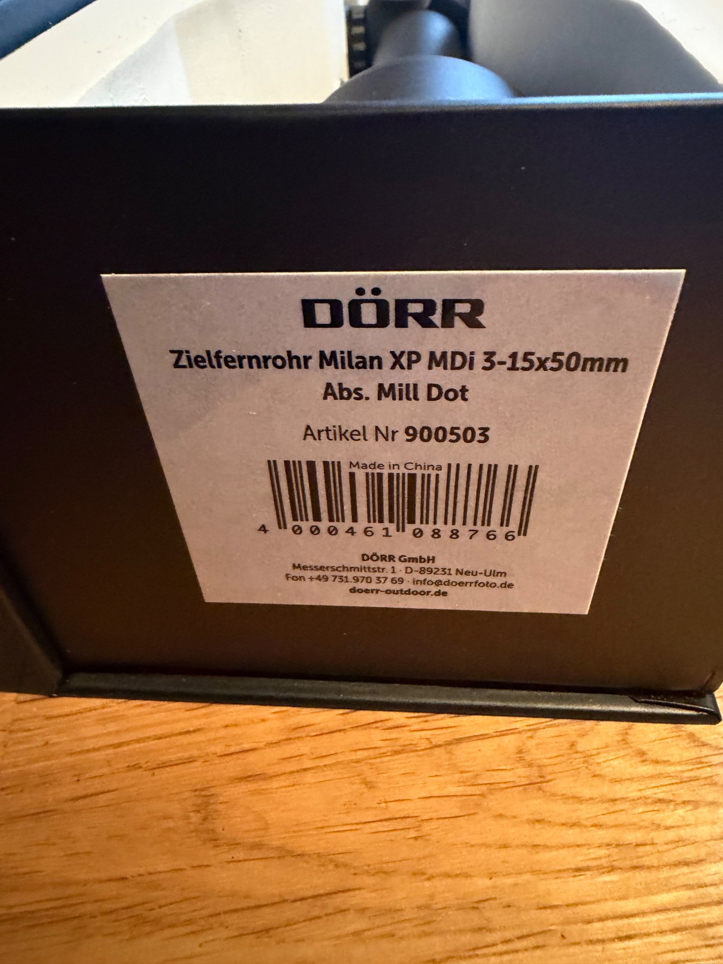 Dörr Zielfernrohr Milan XP MDi 3-15x50mm Luftgewehr Ansitz – Bild 2
