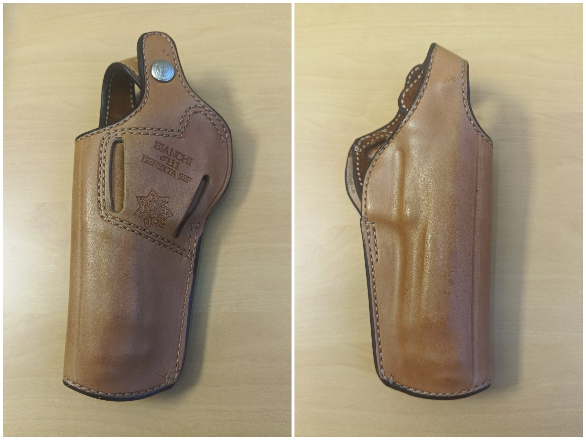 Bianchi Lederholster für Beretta 92 F neuwertig – Bild 1