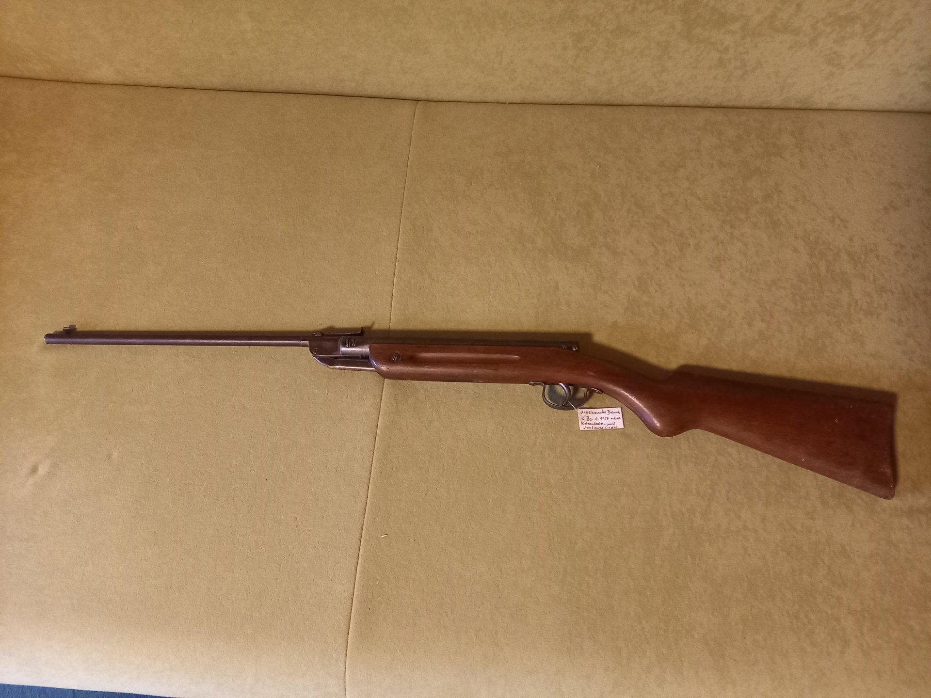 altes Diana Luftgewehr ohne Typbezeichnung Baujahr 1/1927 – Bild 1