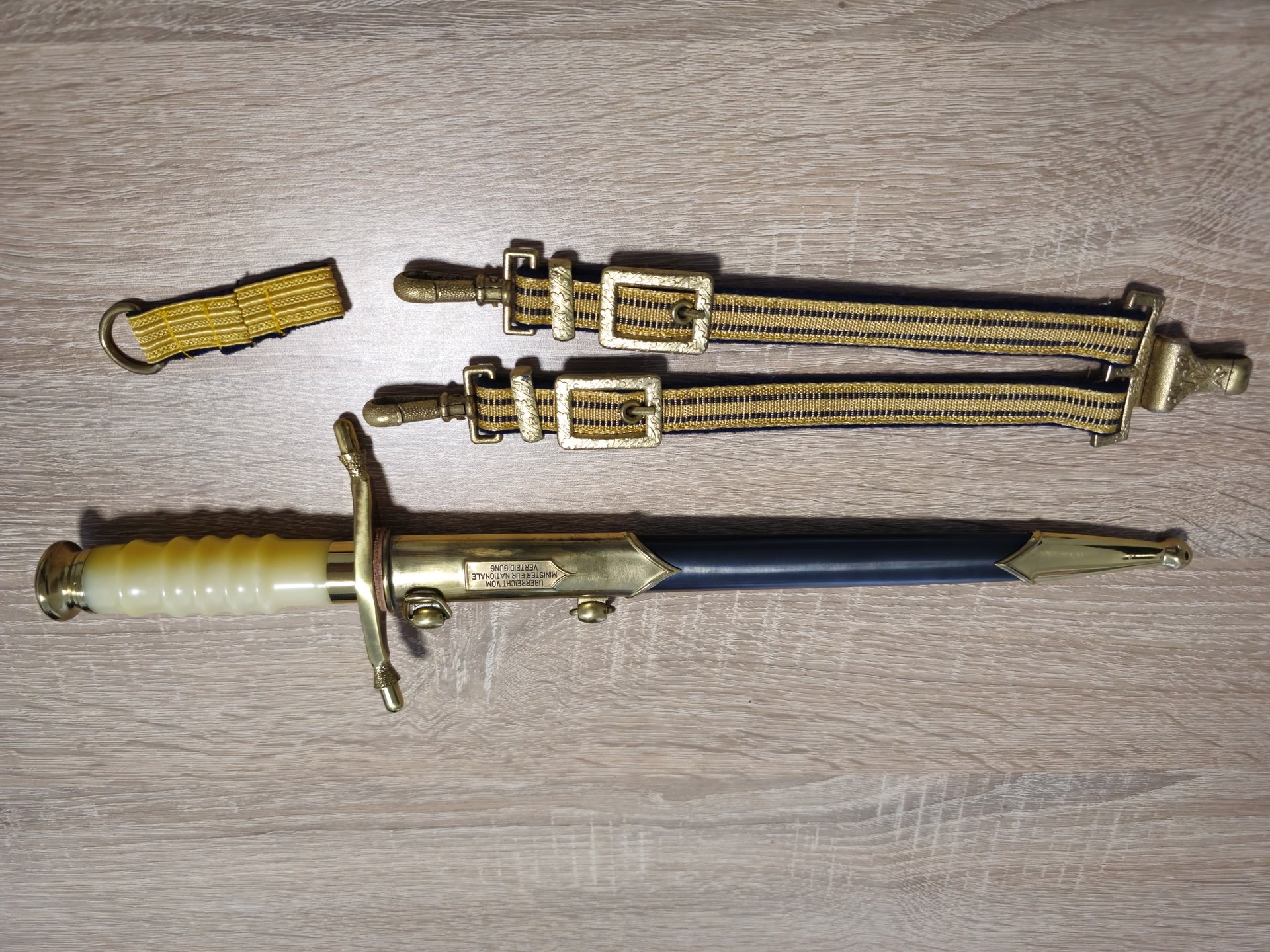 Ehrendolch DDR ab 1960 Offizier General Dolch RAR Sammler Messer Volksarmee – Bild 12