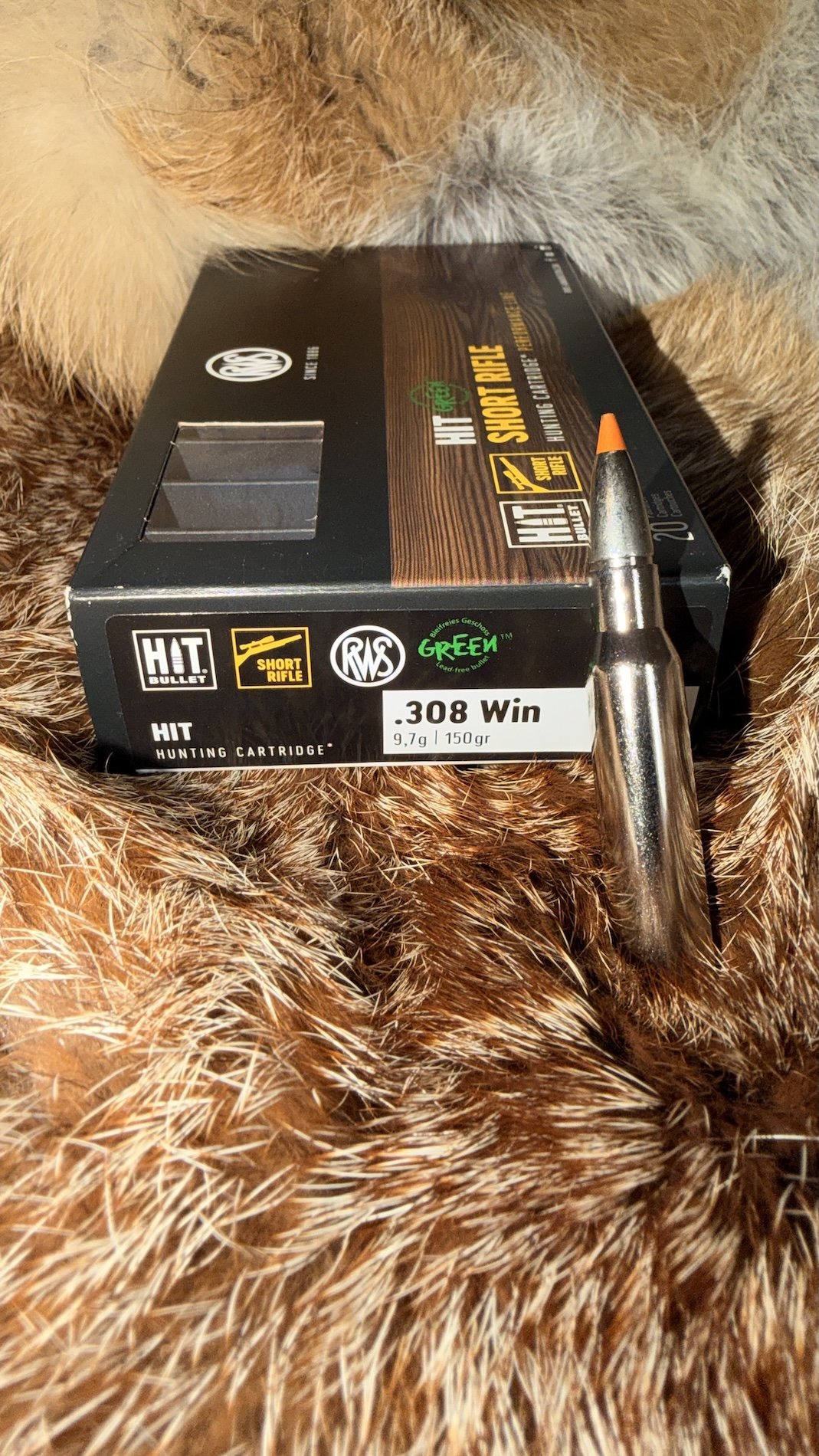 RWS HIT Short Rifle – .308 Win. – 9,7 g / 150 grs – bleifrei - 30 Schuss – Bild 1