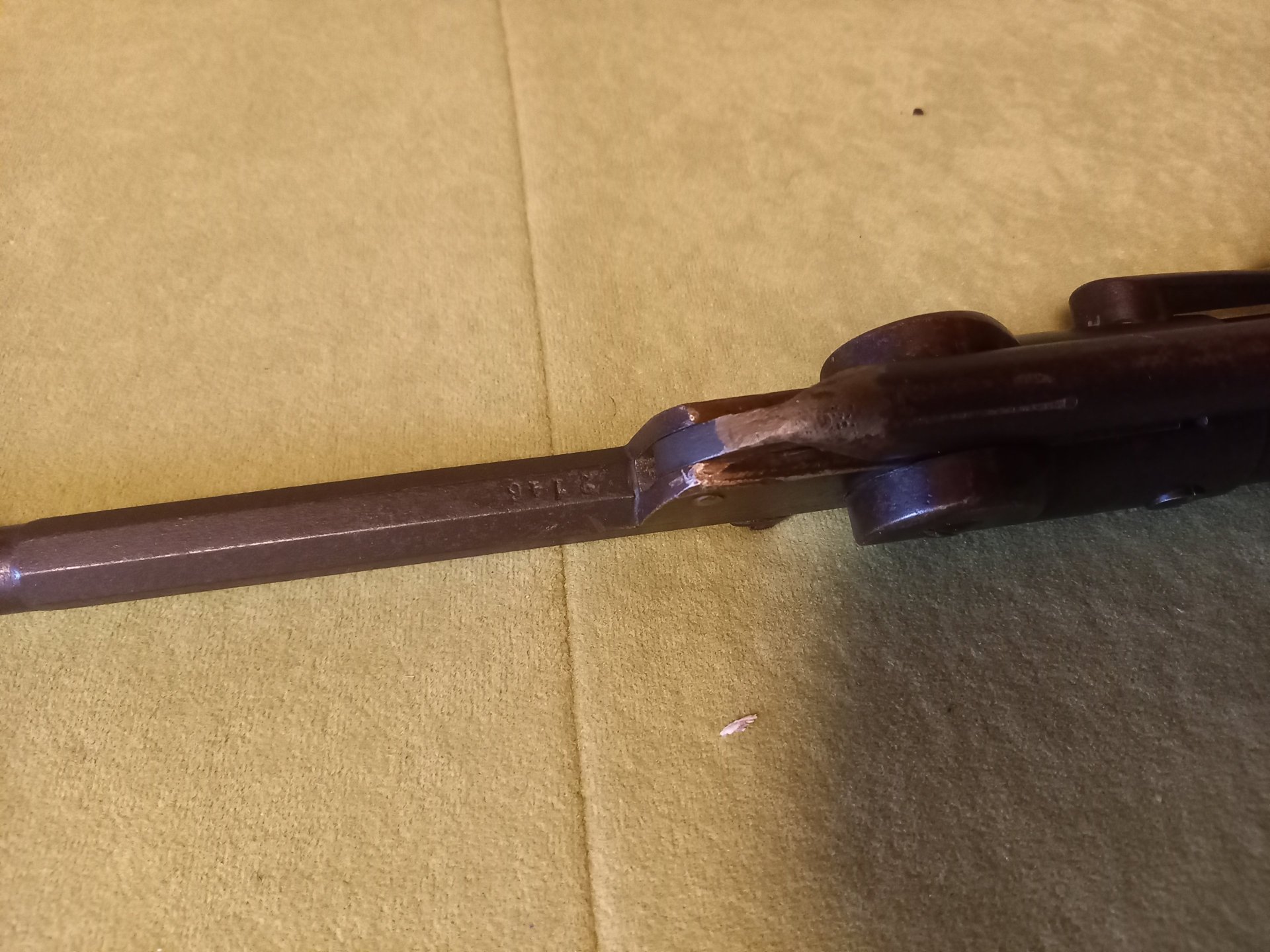 Tell oder ein englisches Greener Luftgewehr WNr. 9146 ohne F (vermutlich 20er-30er) – Bild 6