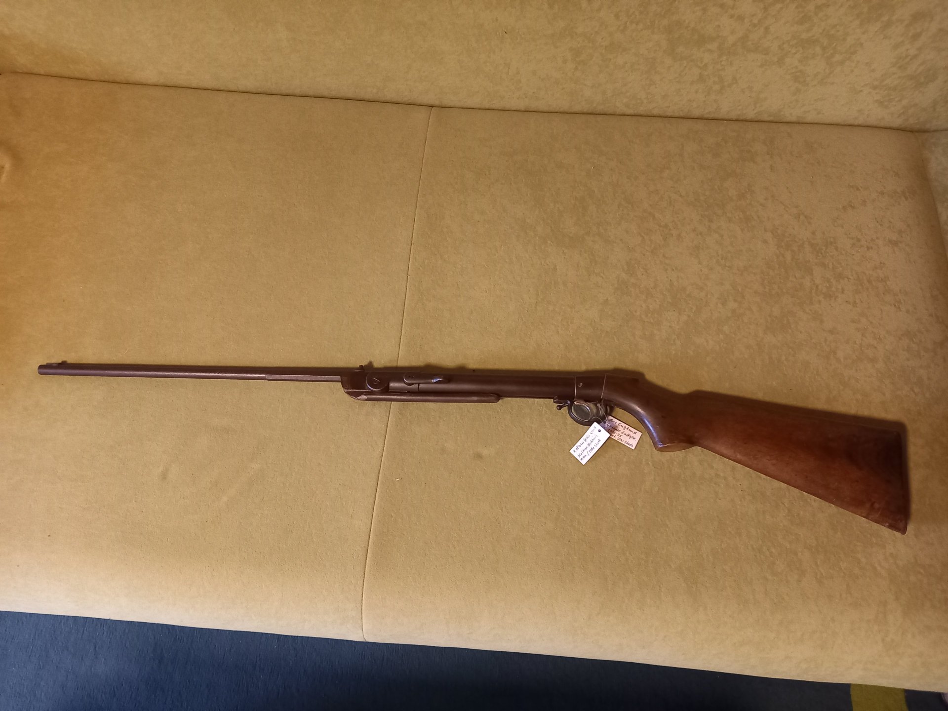 Tell oder ein englisches Greener Luftgewehr WNr. 9146 ohne F (vermutlich 20er-30er) – Bild 3