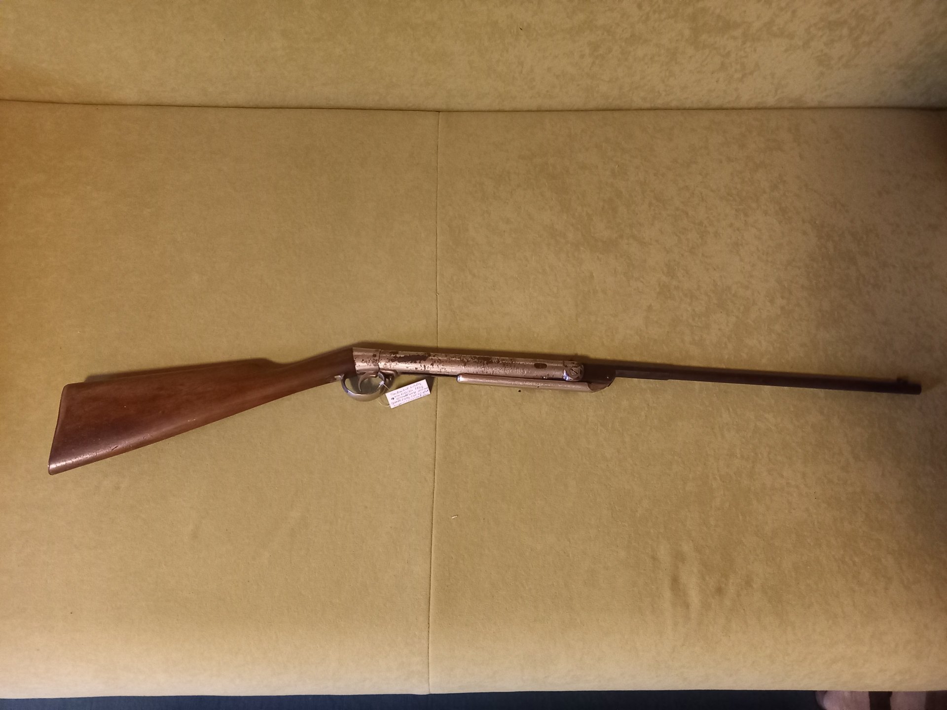 altes Luftgewehr das laut altem Stuckenbrok Katalog von 1913/Nr. 7806 abgebildet ist – Bild 2