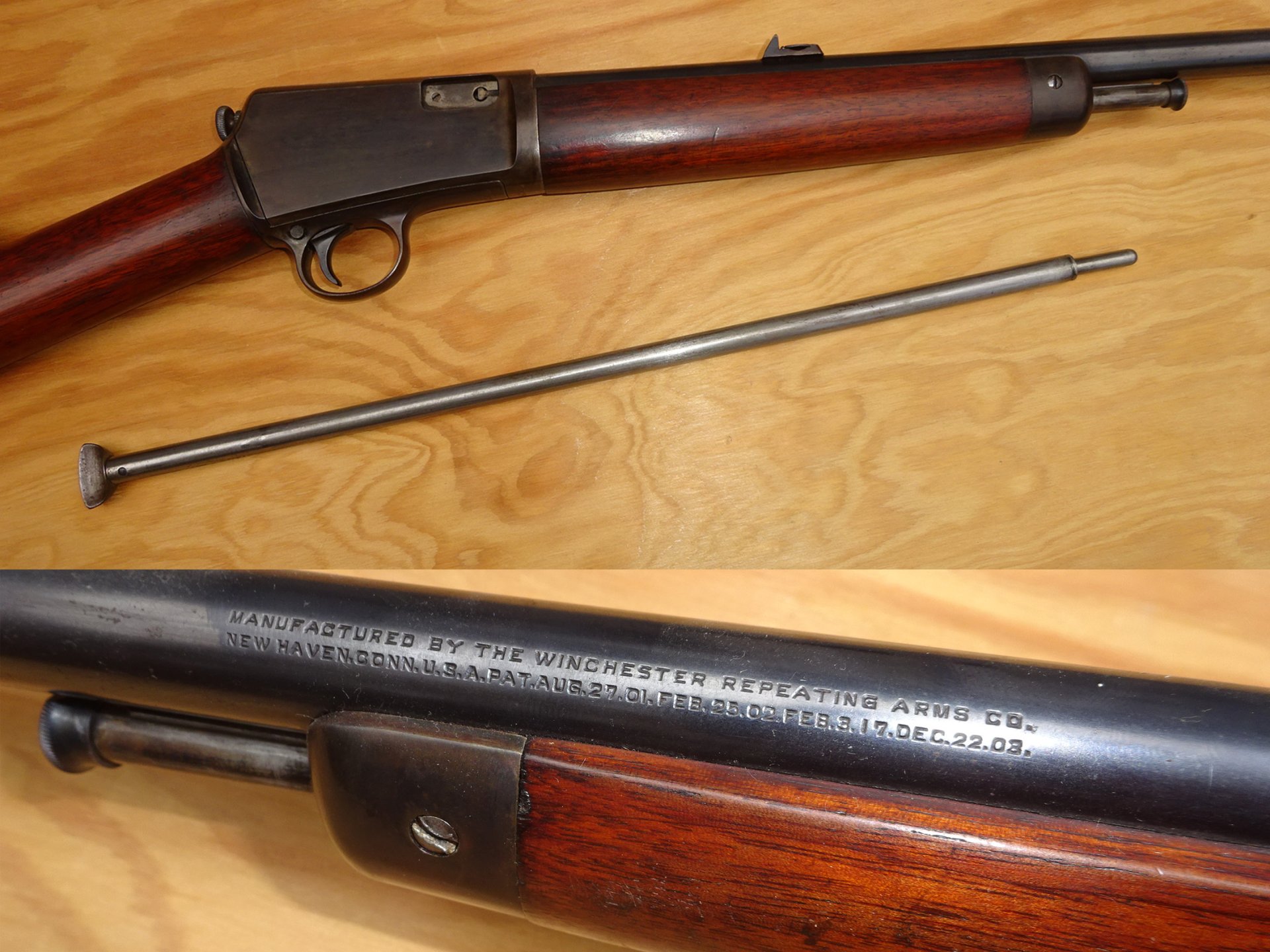 Winchester Mod. 1903 self loading rifle , Selbstlader – Bild 2