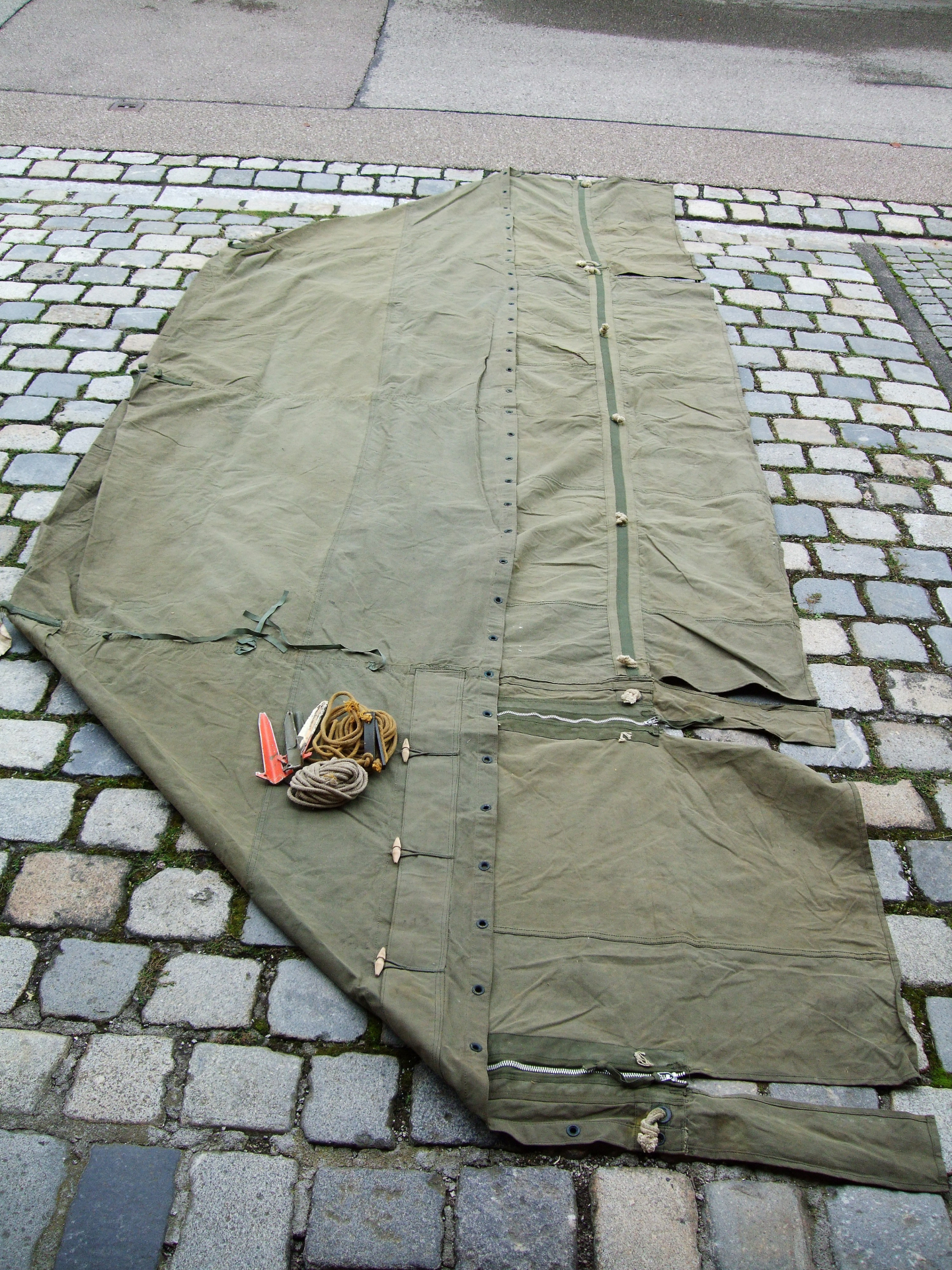 US-Zelt evtl. II. WK., no. K 98, Bajonett – Bild 5