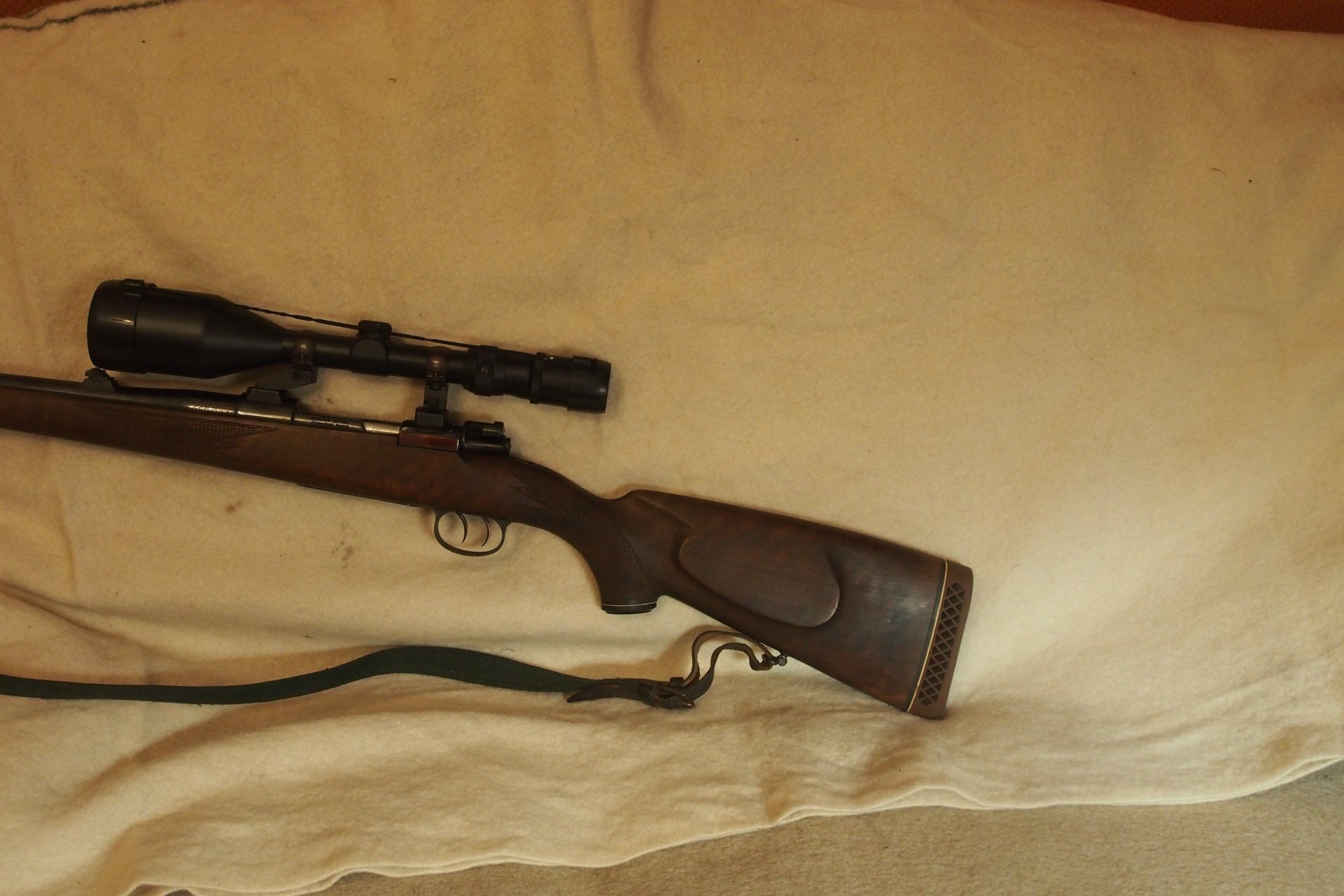 Mauser 30-06 Repetierbüchse Schwenkmontage Klappvisier – Bild 3