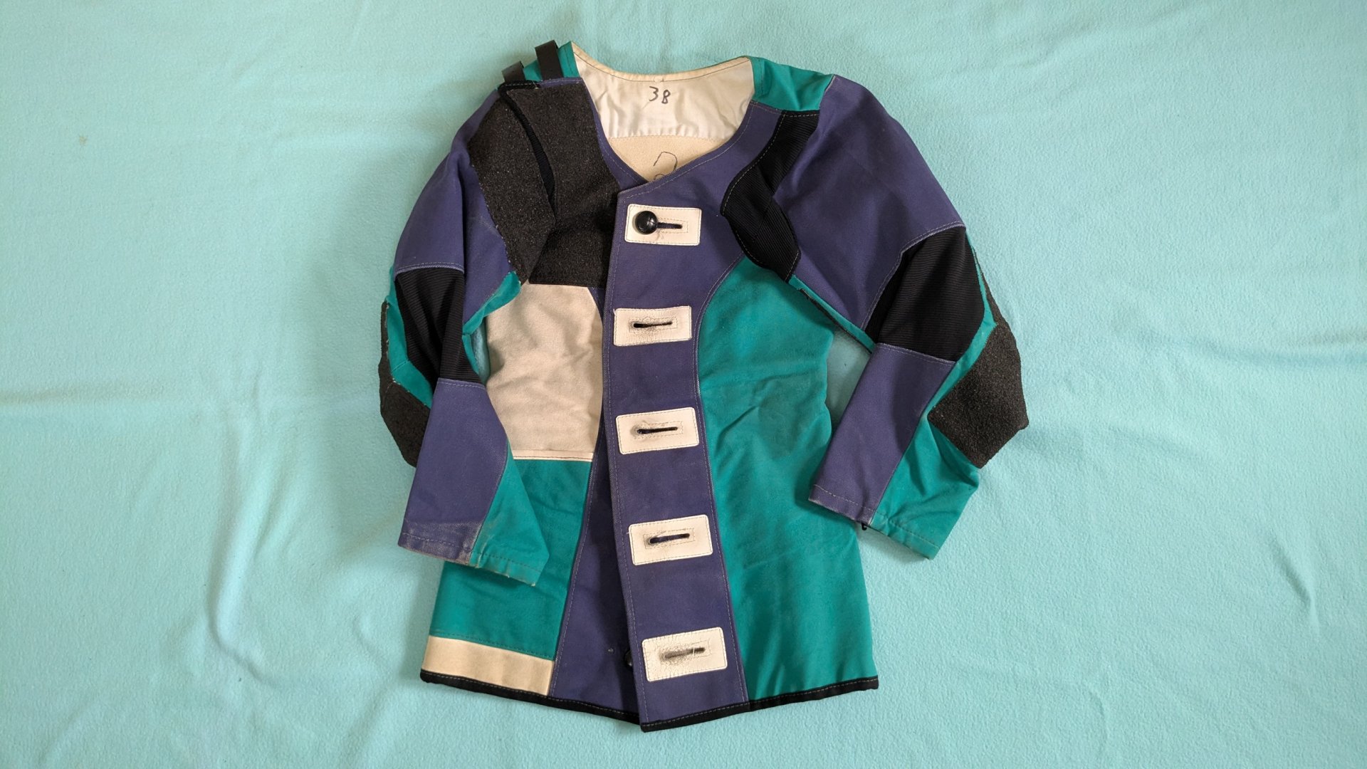 Schießjacke Jugend Holme Gr. 38 für Rechtsschützen – Bild 2