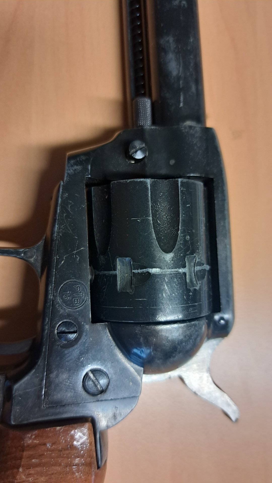 Single Action Revolver Schreckschuss 6mm Flob – Bild 2
