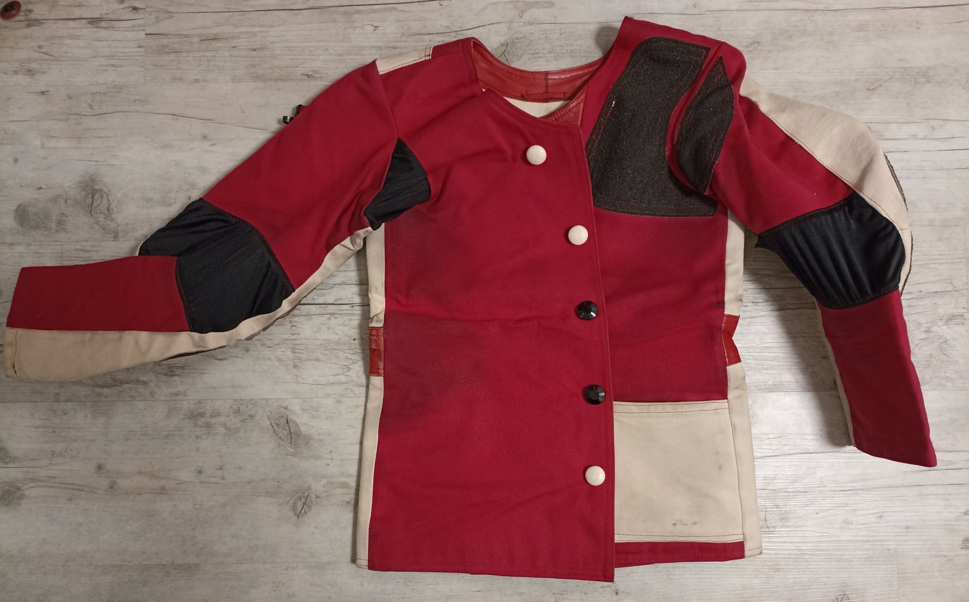 Schießjacke links rot/weiss Herren Gr.50/52 – Bild 1