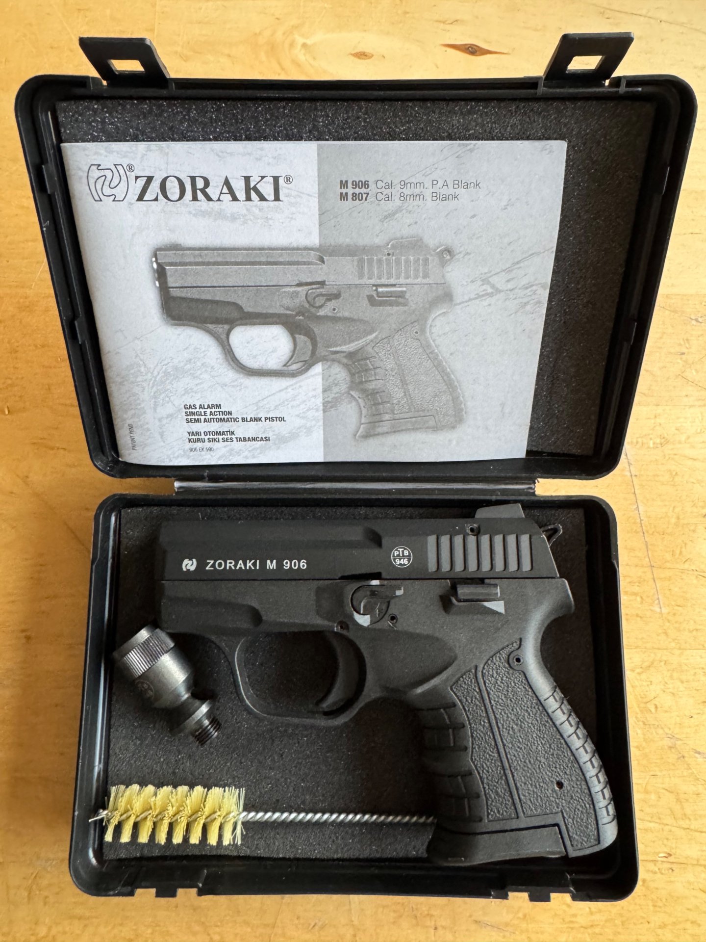 Zoraki M 906 PTB 946 Schreckschusspistole 9mm neu ovp – Bild 1