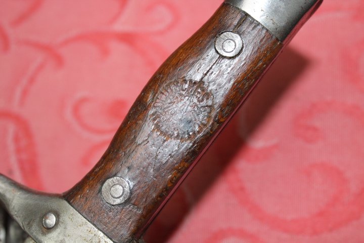 WKI. Französisches Musquton Bajonett mit Deutschem Beutestempel. – Bild 2