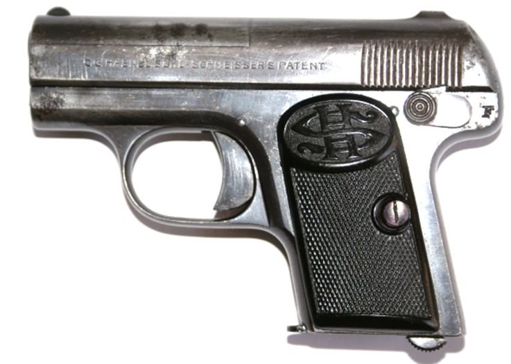 Pistole Haenel & Schmeisser Modell 1 (in der seltenen 2. Ausführung) – Bild 2