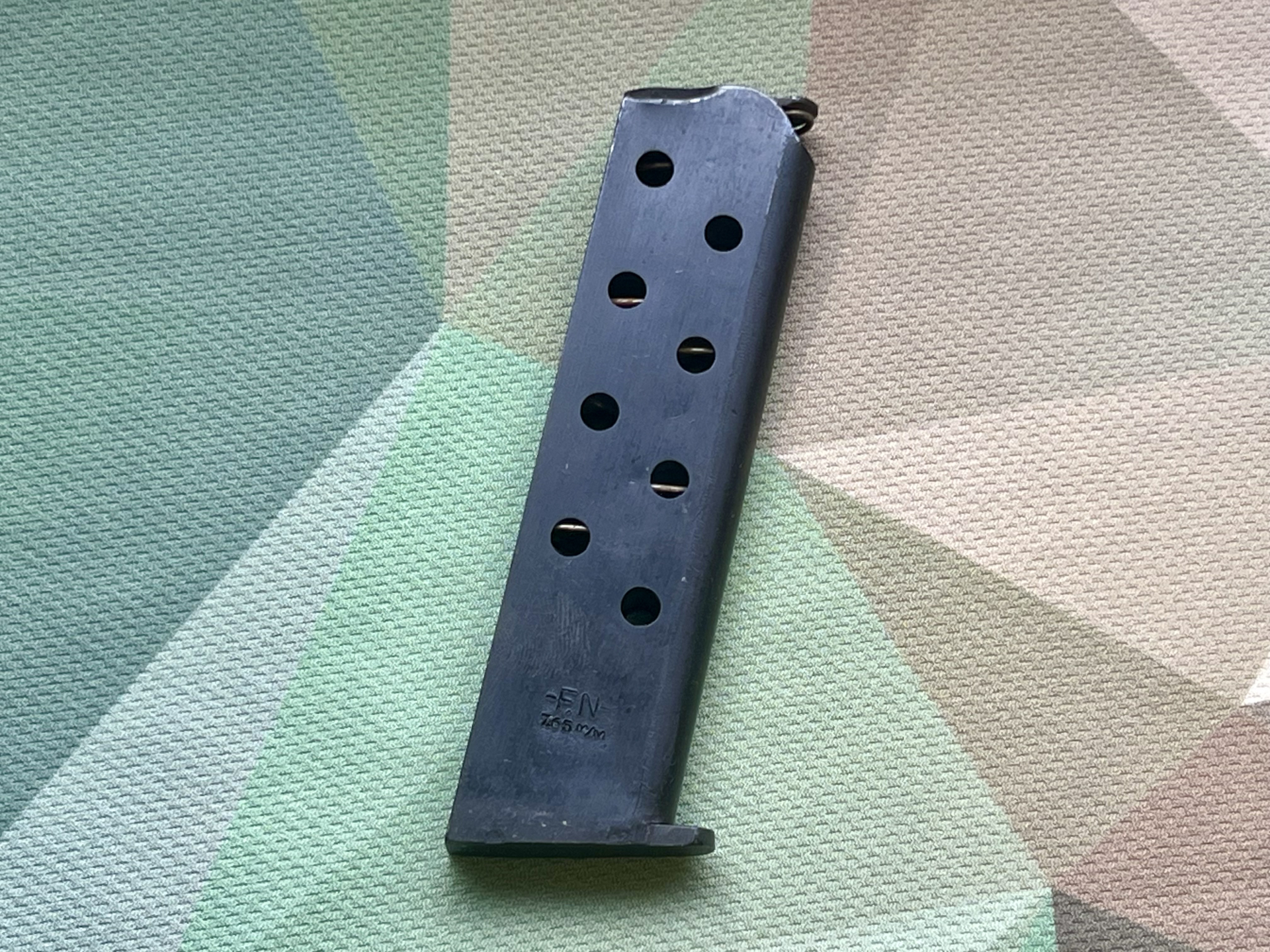 Original Magazin FN Browning Modell 1922 1920/22, Kal. 7,65mm, 9-Schuss – Top Zustand! – Bild 1