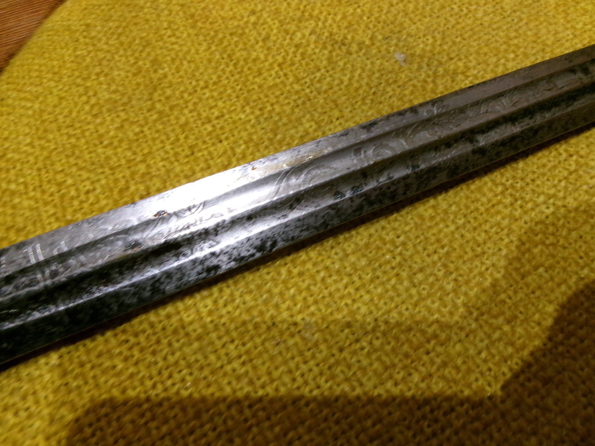 Original Kriegsmarine Dolch aus dem 2 WK, gehämmerte Scheide, alles dran – Bild 9