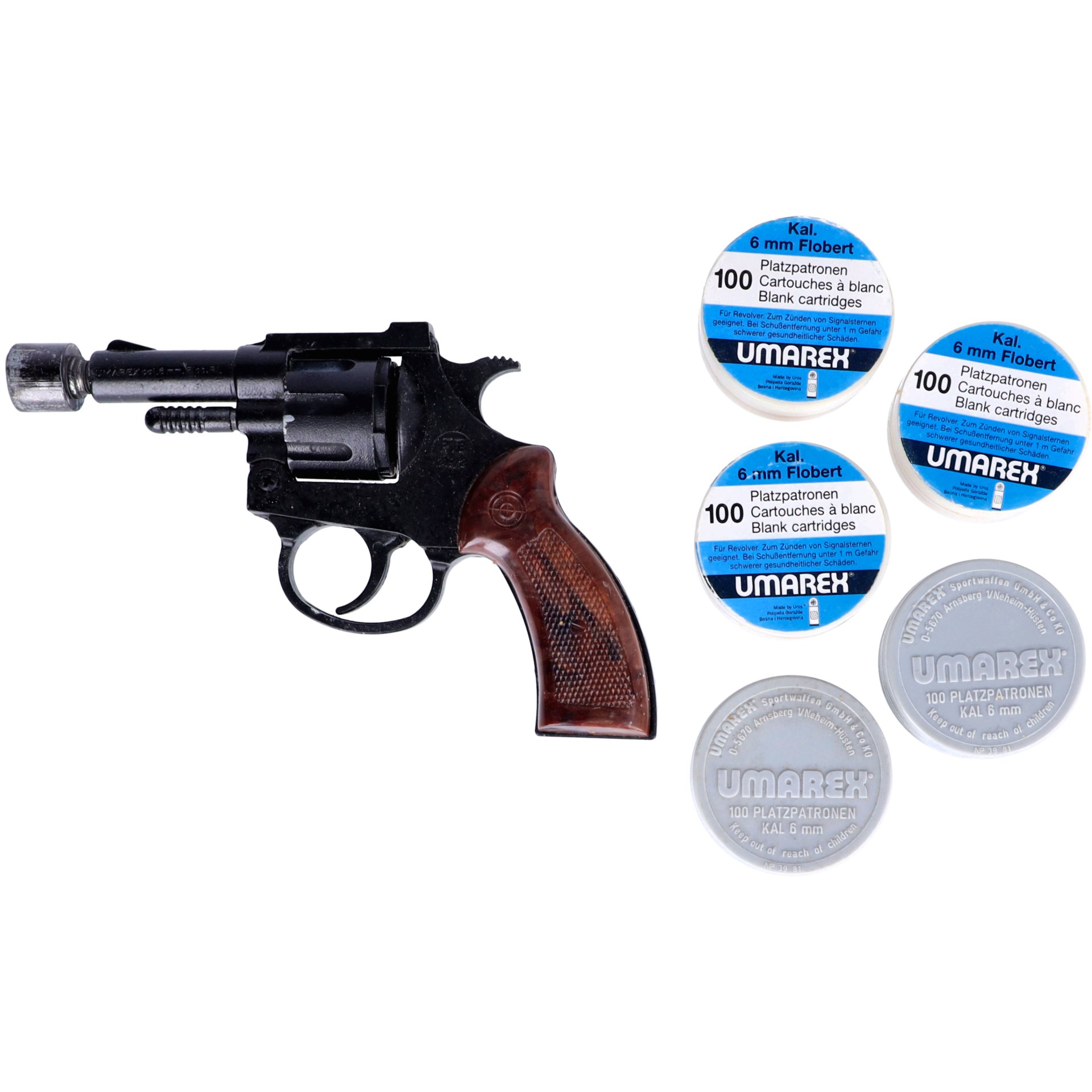 Schreckschuss-Revolver 6mm Flobert mit Munition – Bild 1
