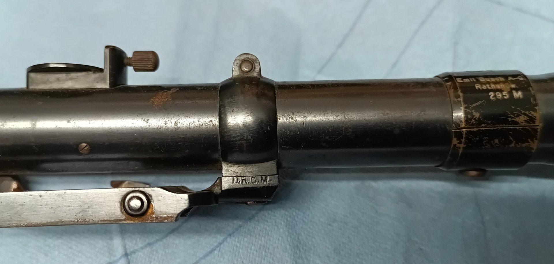 Zielfernrohr Rathenow 295M D.R.G.M. Akah Wehrmacht Karabiner – Bild 3