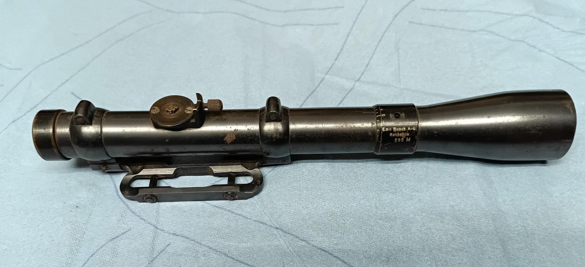Zielfernrohr Rathenow 295M D.R.G.M. Akah Wehrmacht Karabiner – Bild 2