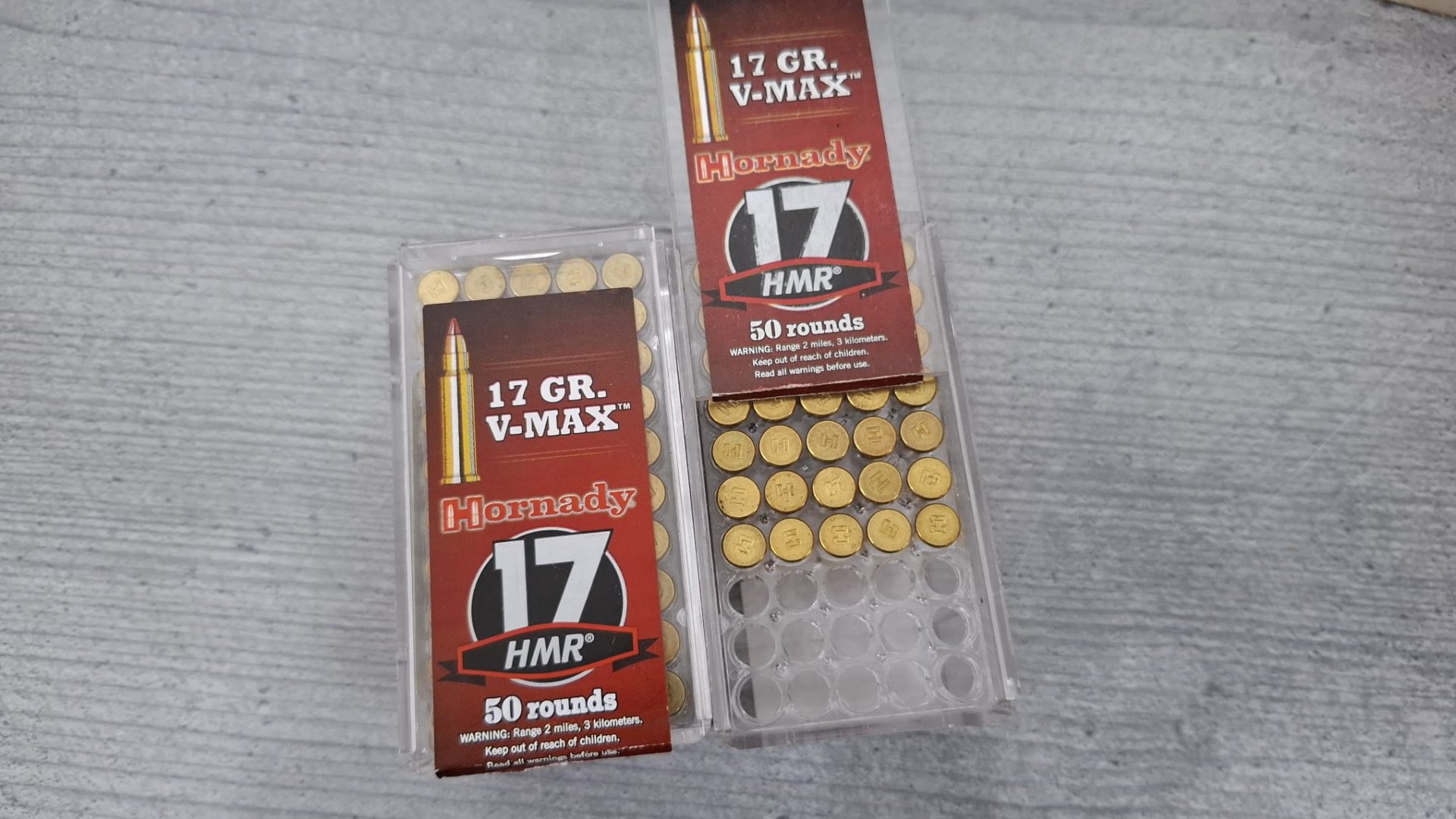Munition Konvolut 17 HMR Hornady V-Max – Bild 1