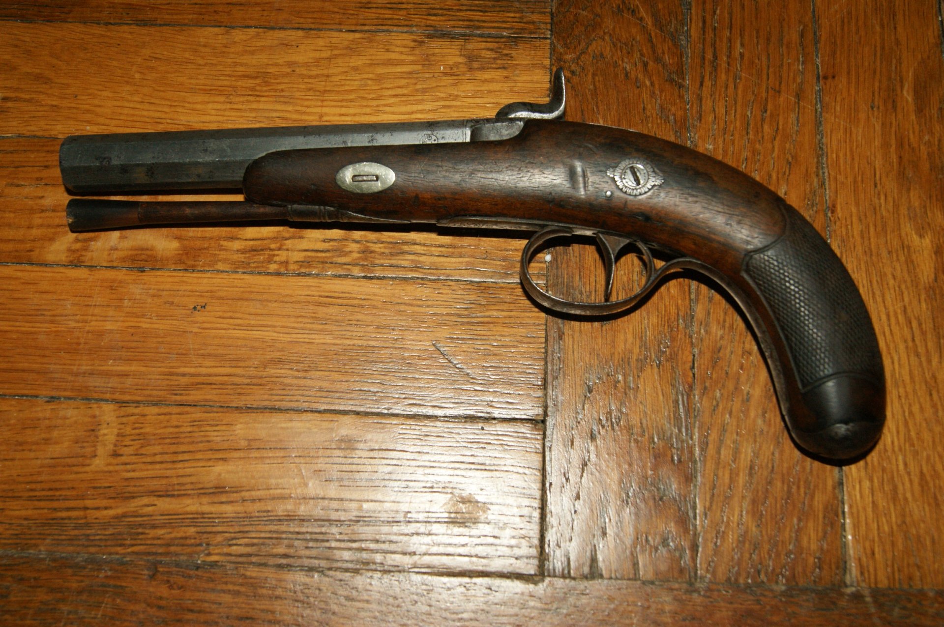 Original Vorderladerpistole Belgischer Beschuss – Bild 2