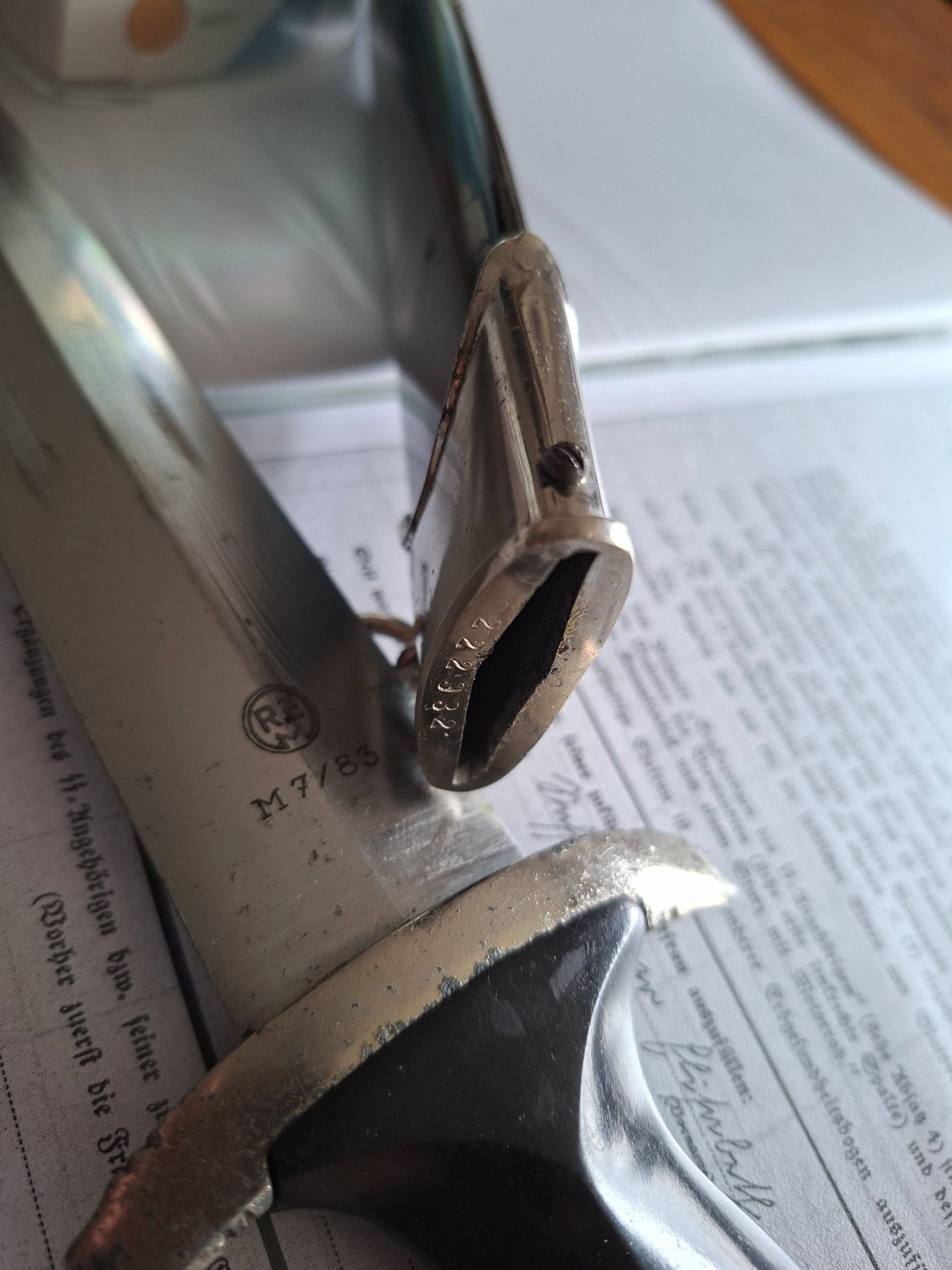 SS Dienstdolch RZM M7/83 R.Pluemacher – Bild 3