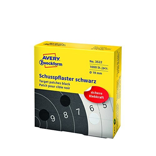 Avery Zweckform Schusspflaster - Schwarz – Bild 1